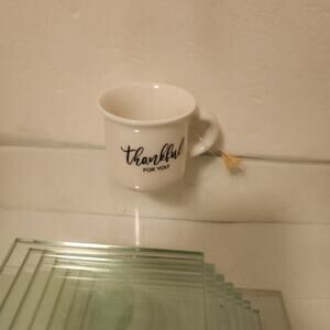 Mini Coffee Cup "Thankful For You" by Robert Stanley